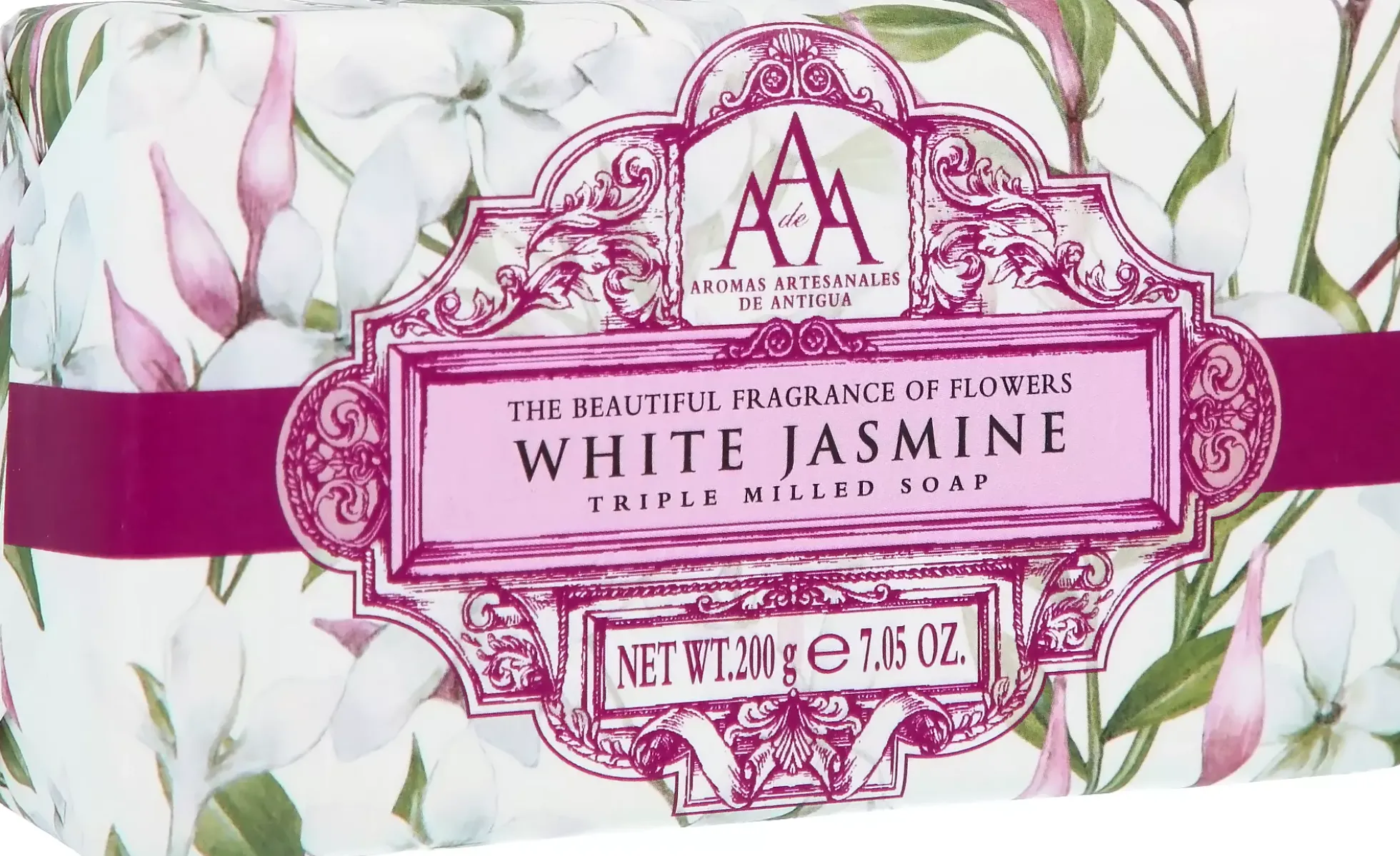AAA - Aromas Artesanales de Antigua Soap White Jasmine 200 g