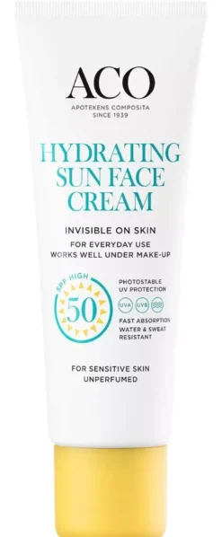ACO Sun Hydrating Sun Face Cream SPF50 40 ml