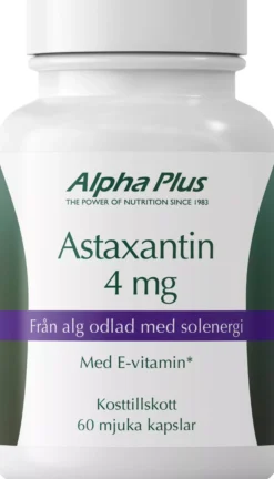 Alpha Plus Astaxantin 4 mg 60 st