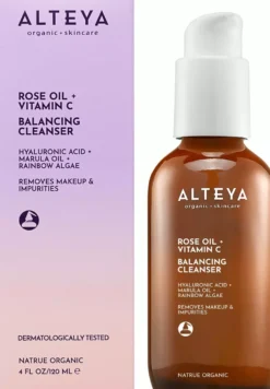 Alteya Organics Rose Oil + Vitamin C Balancing Cleanser 120 ml