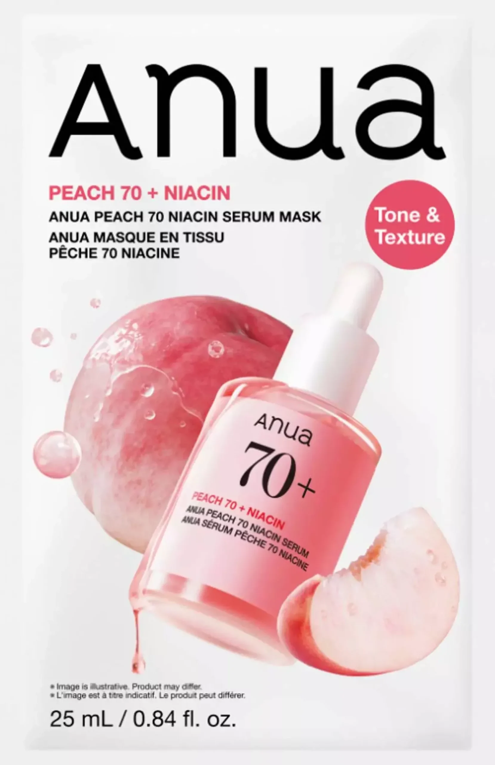 ANUA Peach 70 Niacin Serum Mask 25 ml