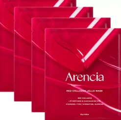 Arencia Red Collagen Jello Mask 4 st