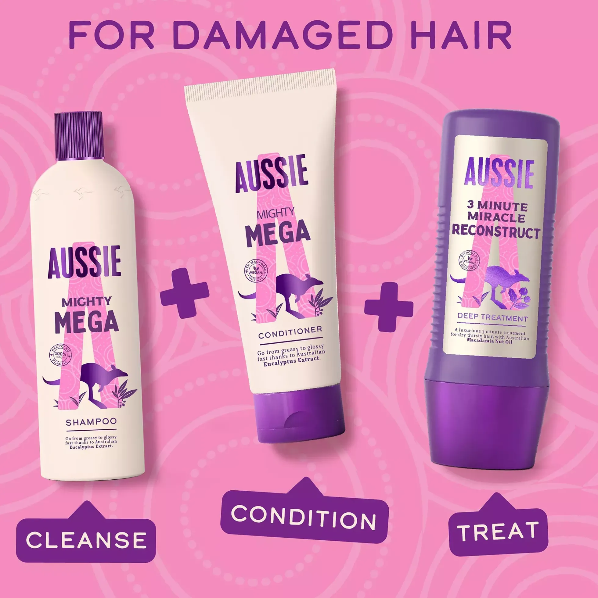 Aussie 3 Minute Miracle Reconstructor Treatment 225 ml