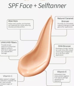 Australian Gold SPF 50 Face + selftanner 88 ml