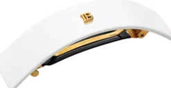 Balmain Hair CoutureCellulose Acetate Barrette Pour Cheveux White Large