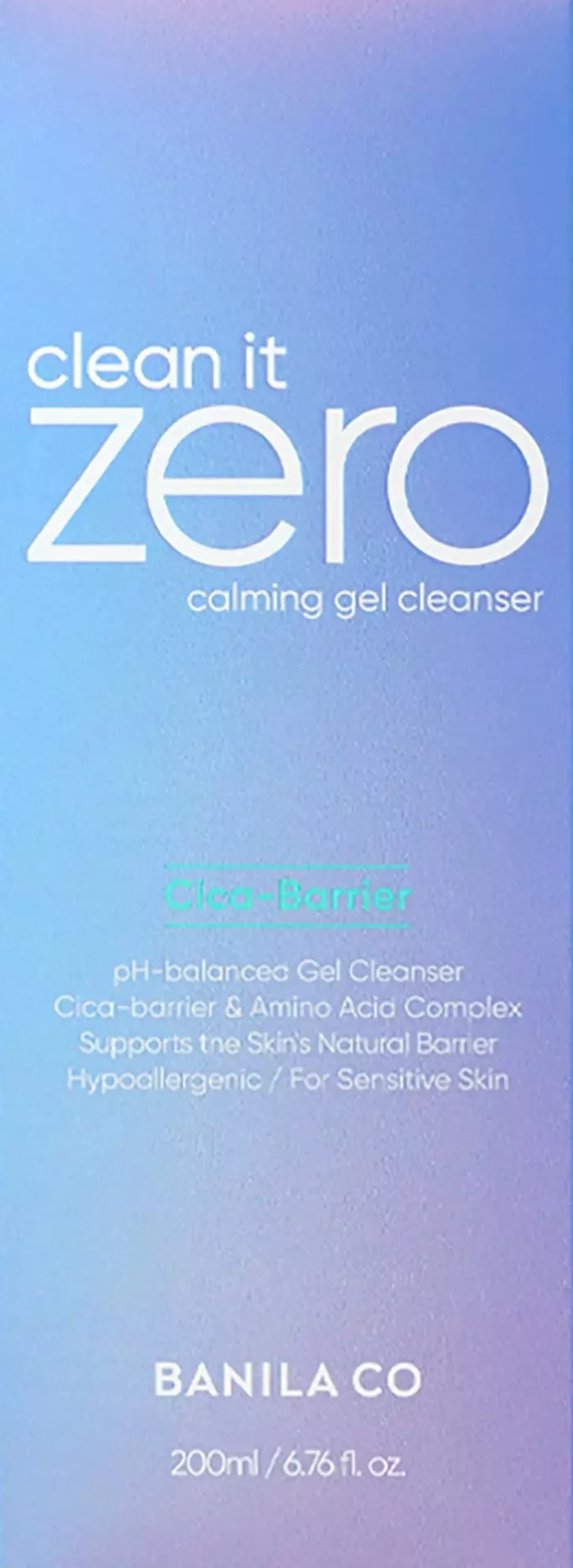 Banila CoClean It Zero Calming Gel Cleanser 200 ml