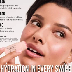 bareMineralsGEN NUDE Dew in One Cheek & Lip Stick Brick it On