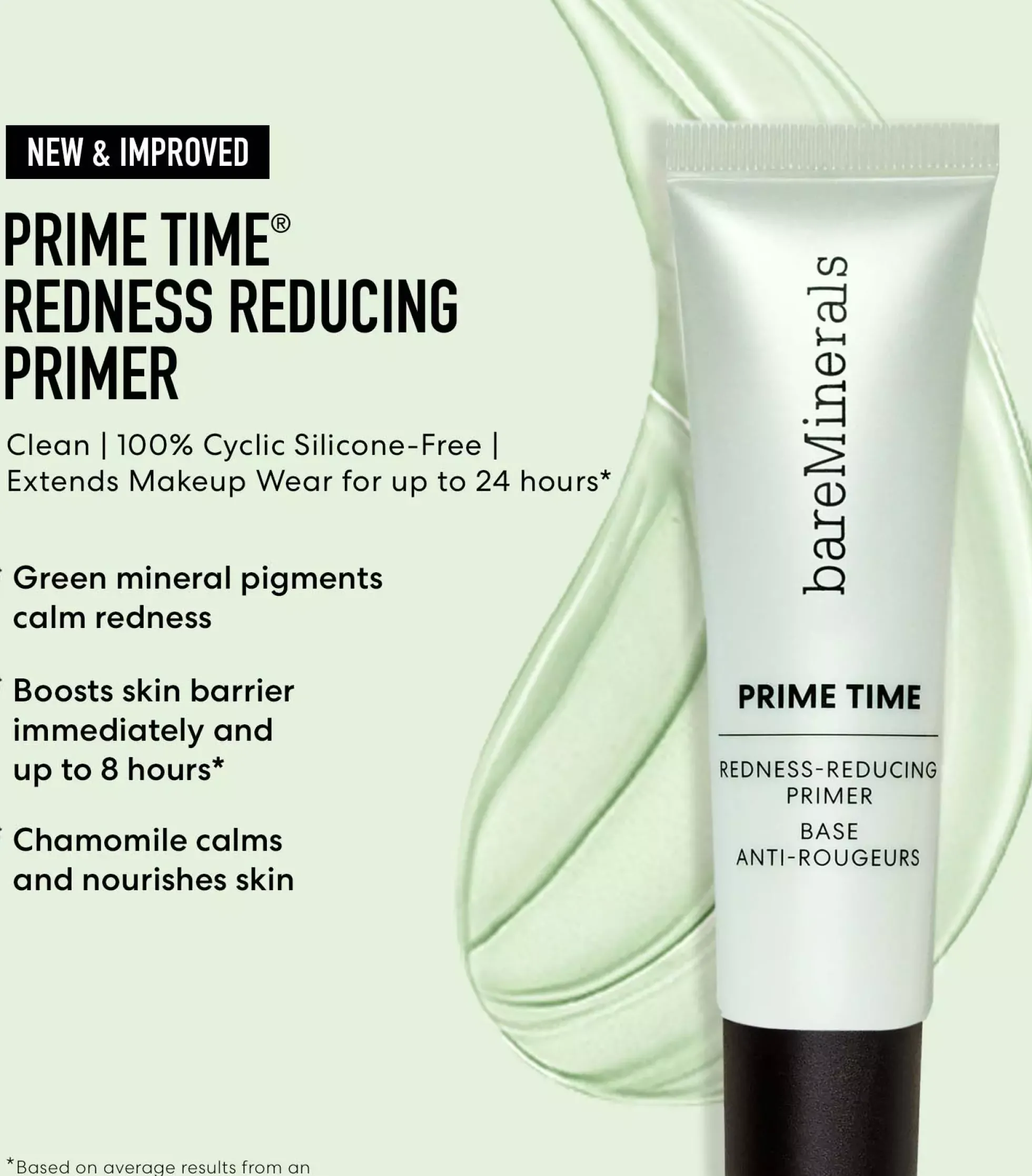 bareMineralsPRIME TIME Redness Reducing Primer 30 ml