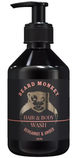 Beard Monkey Hair & body Bergamot & Amber 1000 ml