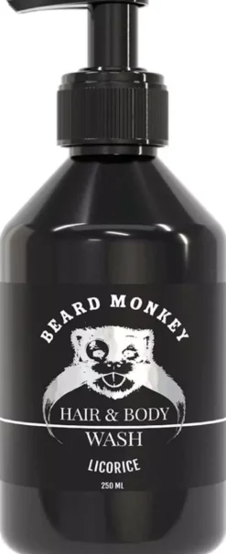 Beard Monkey Hair & Body Wash Licorice 250 ml