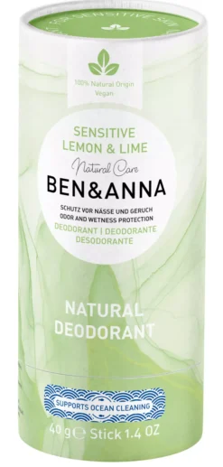 Ben & Anna Deodorant Sensitive Lemon & Lime 40 g