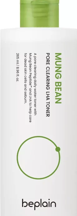 BeplainMung Bean Pore Clearing LHA Toner 265 ml