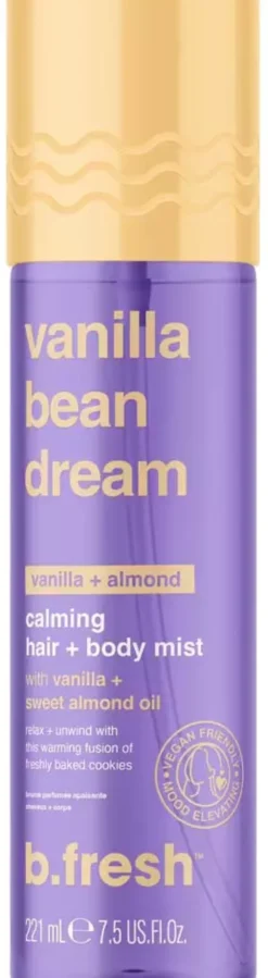 b.fresh Vanilla Bean Dream - Calming Hair + Body Mist 221 ml