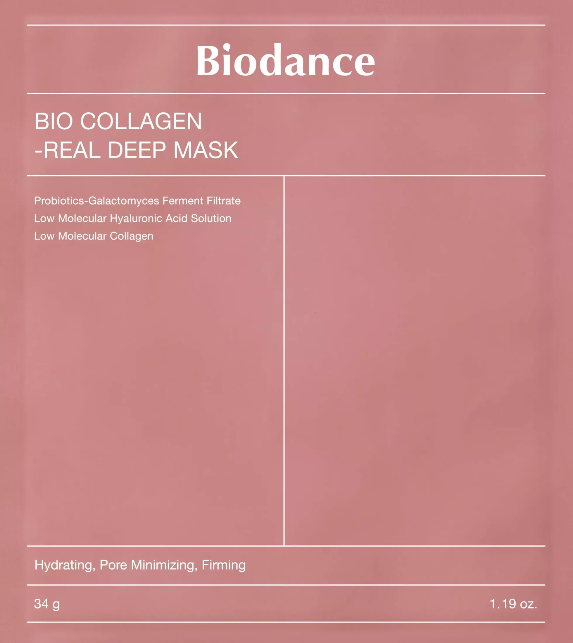 Biodance Bio-Collagen Real Deep Mask 34 g