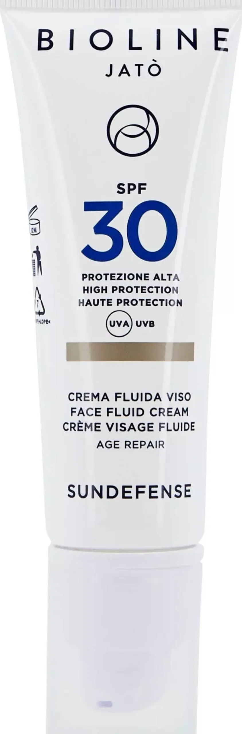 Bioline Jatò SPF 30 High Protection Face Fluid Cream Age Repair 50 ml