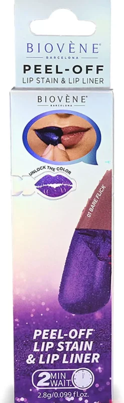 Biovène PEEL-OFF PERFECT REVEAL LIP STAIN & LINER IN ONE Bare Flick Stay-Perfect All Day