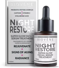 BiovèneStar Collection Night Restore Facial Serum Treatment 30 ml