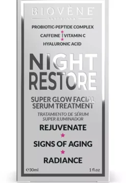 BiovèneStar Collection Night Restore Facial Serum Treatment 30 ml