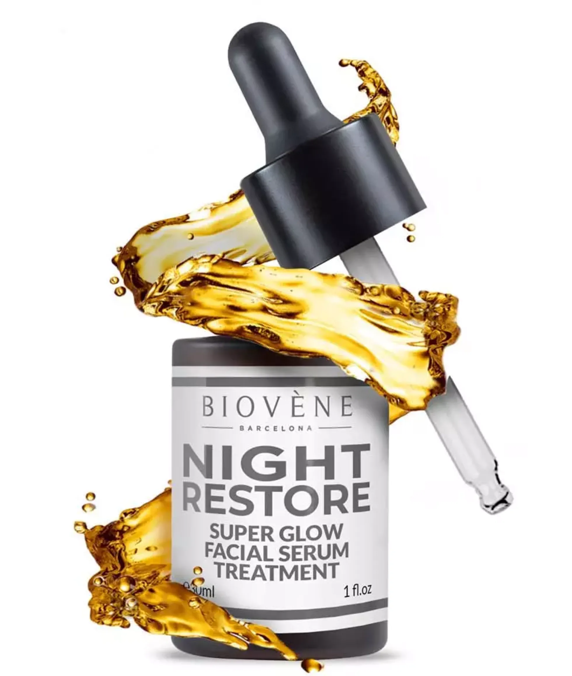 BiovèneStar Collection Night Restore Facial Serum Treatment 30 ml