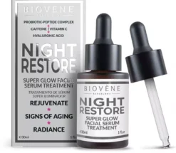 BiovèneStar Collection Night Restore Facial Serum Treatment 30 ml