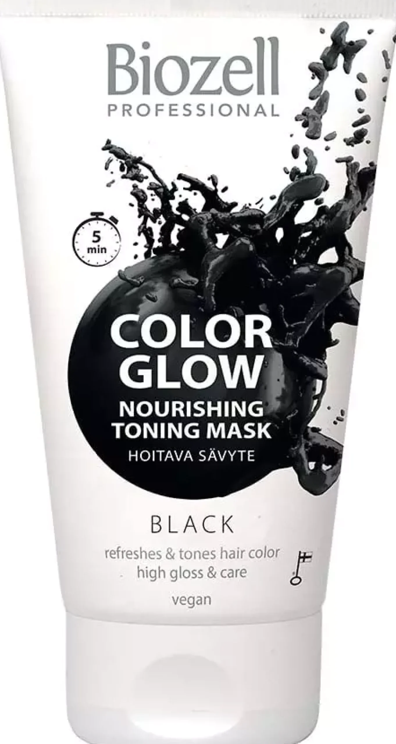 BiozellColor Glow Nourishing Toning Mask Black