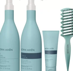 Björn AxénCurl Bundle Shampoo 750 ml & Conditioner 750 ml & Hair Mask 200 ml & Curl Brush