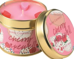 Bomb Cosmetics Tin Candle Cherry Bakewell