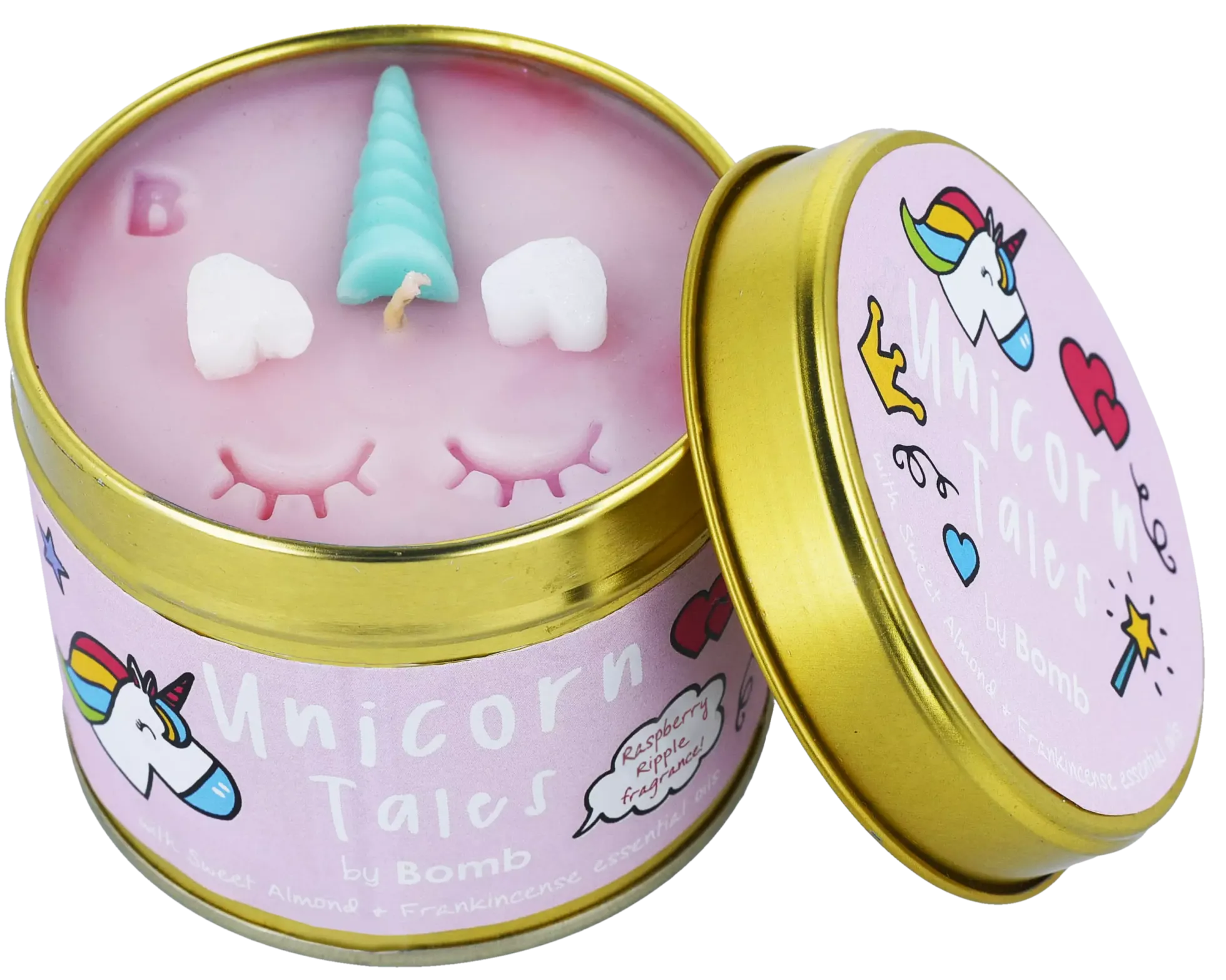 Bomb Cosmetics Tin Candle Unicorn Tales