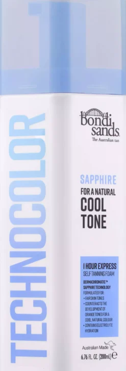 Bondi Sands Technocolor 1 Hour Express Self Tanning Foam Sapphire (Cool Tone)