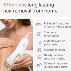 Braun IPL Silk·expert Pro 5 At Home Hair Removal With Pouch 1 Head PL5052