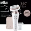 Braun Silk-épil 9 Flex Epilator For Easy Hair Removal 9-030 3D White/Rose Titan