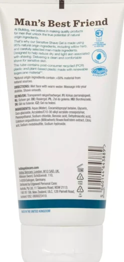 Bulldog Sensitive Shave Gel 175 ml