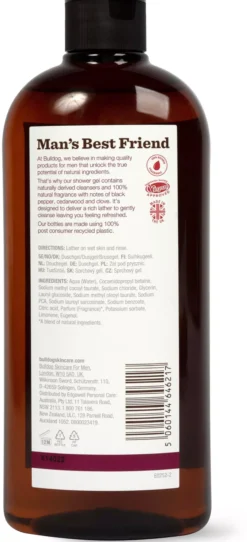 BulldogVetiver & Black Pepper Shower Gel 500 ml