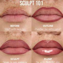 BUXOM Power Line Pout Sculpt Lip Pencil Fuchsia Flush