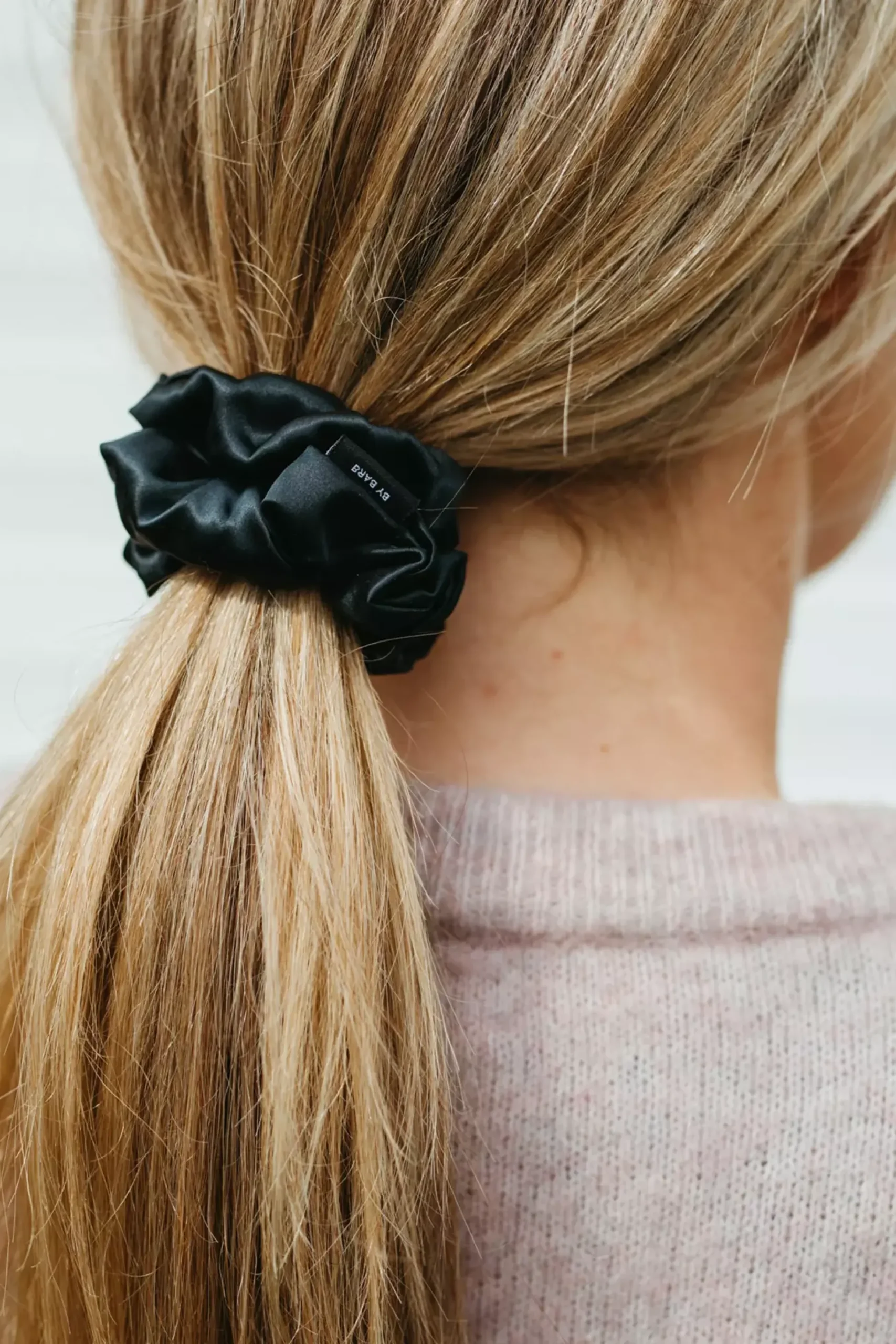 ByBarb Silk Hair Scrunchie Beige