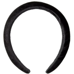 By Lyko Big Velvet Padded Diadem Black