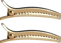 By Lyko Enameled Metal Hair Clips Black