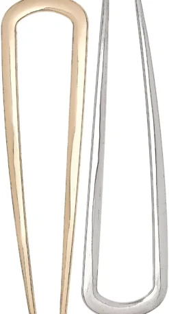 By Lyko French Duo Metallic Hair Pins