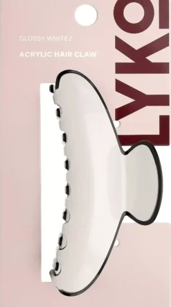By Lyko Glossy White Hair Clip