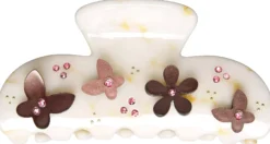 By Lyko Hair Claw Acrylic Creamy Flower