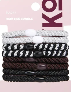 By Lyko Hair Ties Bundle Black