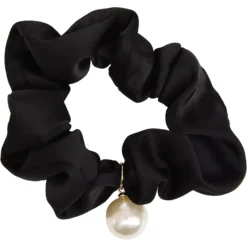 By Lyko Satin Scrunchie with Pearl