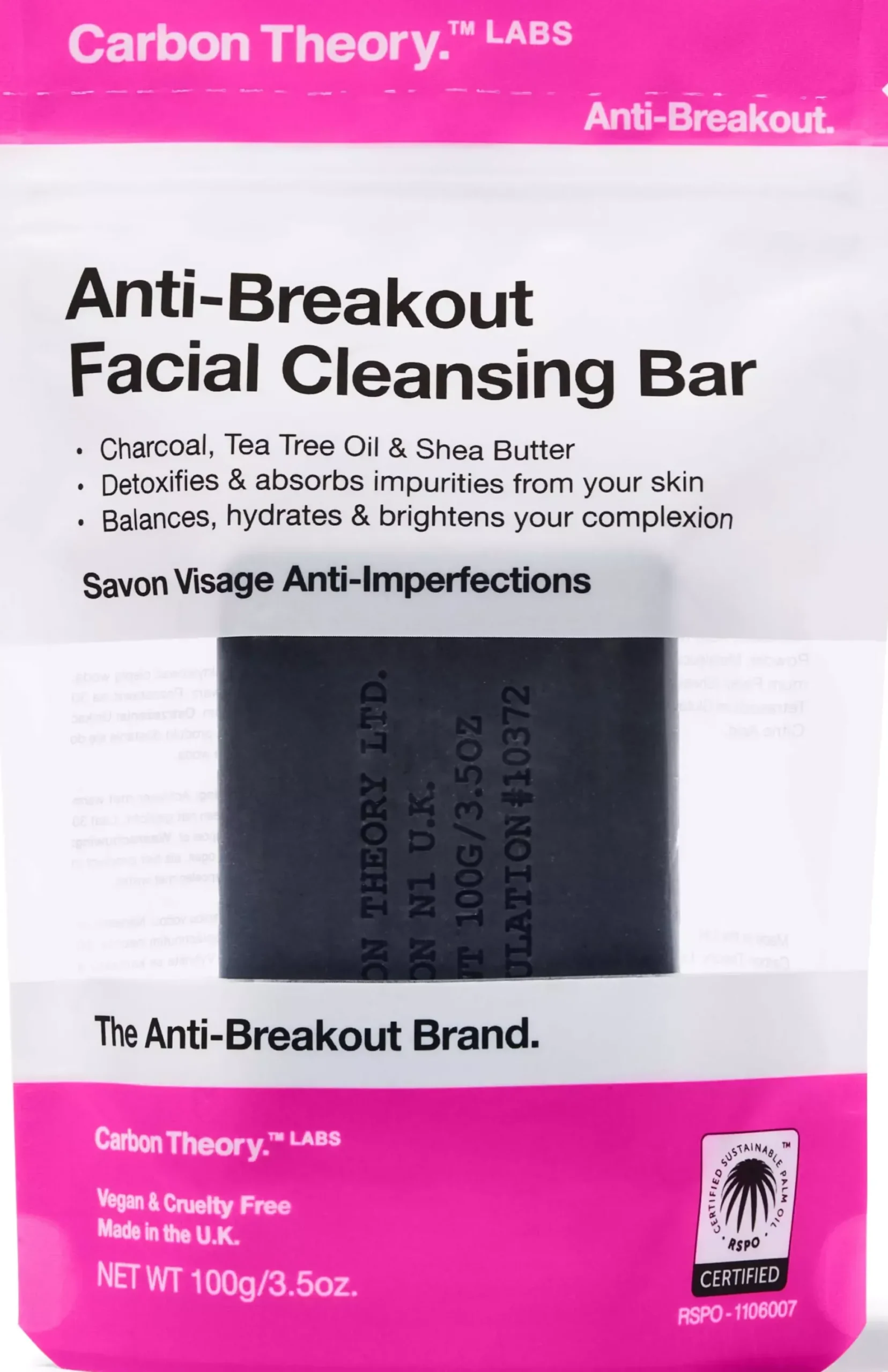 Carbon TheoryAnti-Breakout Facial Cleansing Bar 100 g