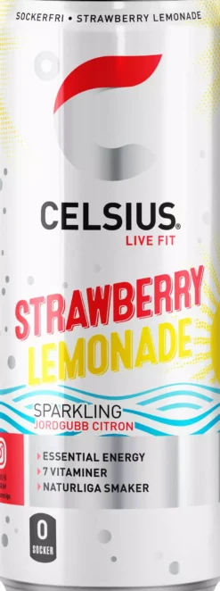 Celsius Strawberry Lemonade 355 ml