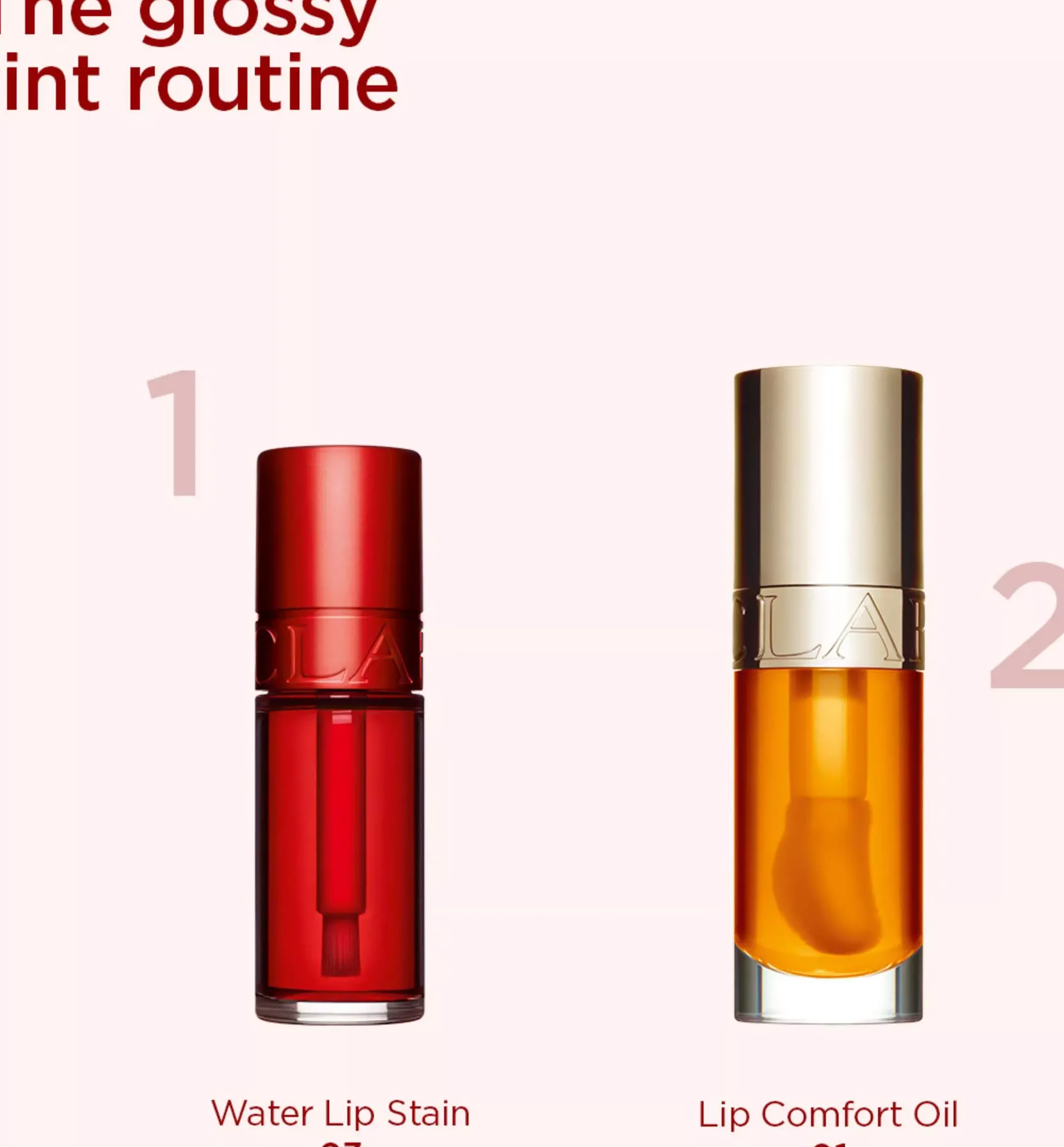 Clarins Water Lip Stain 01 Rose Water