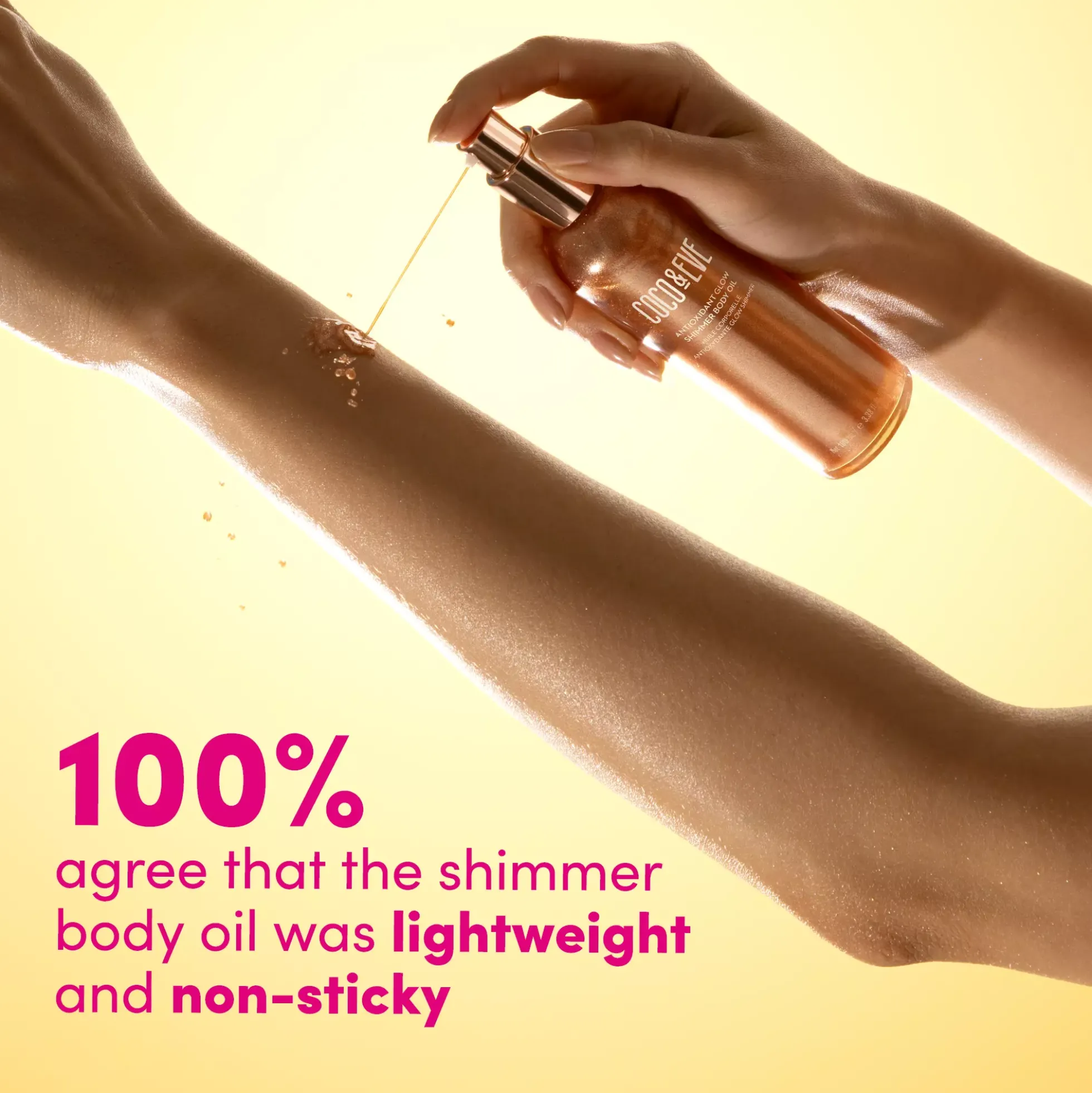 Coco & Eve Sunny Honey Antioxidant Glow Shimmer Body Oil 100 ml