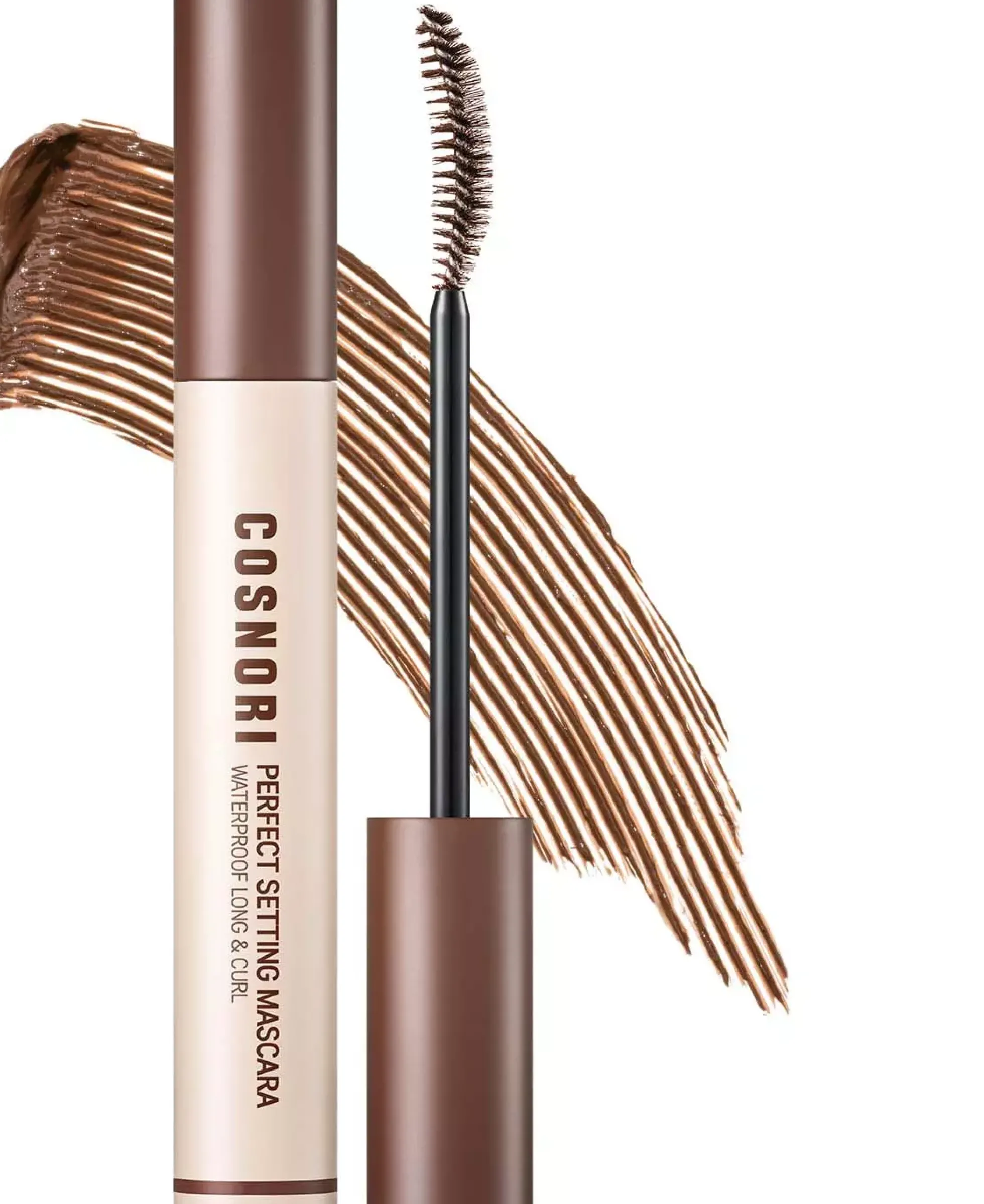 Cosnori Perfect Setting Waterproof Mascara 02 Cozy Brown