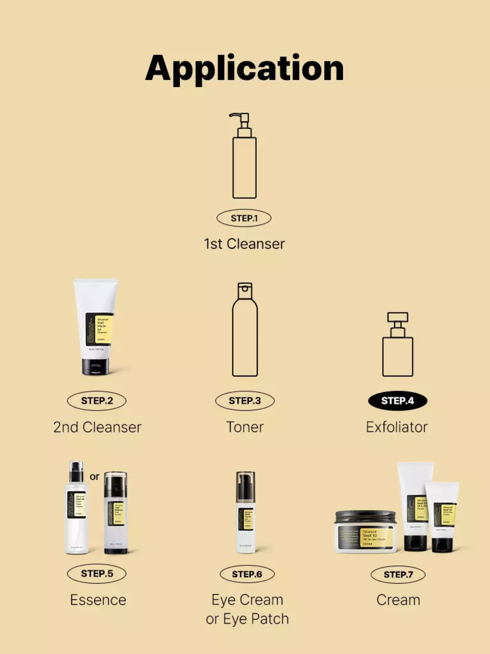 COSRXAdvanced Snail Radiance Dual Essence 80 ml
