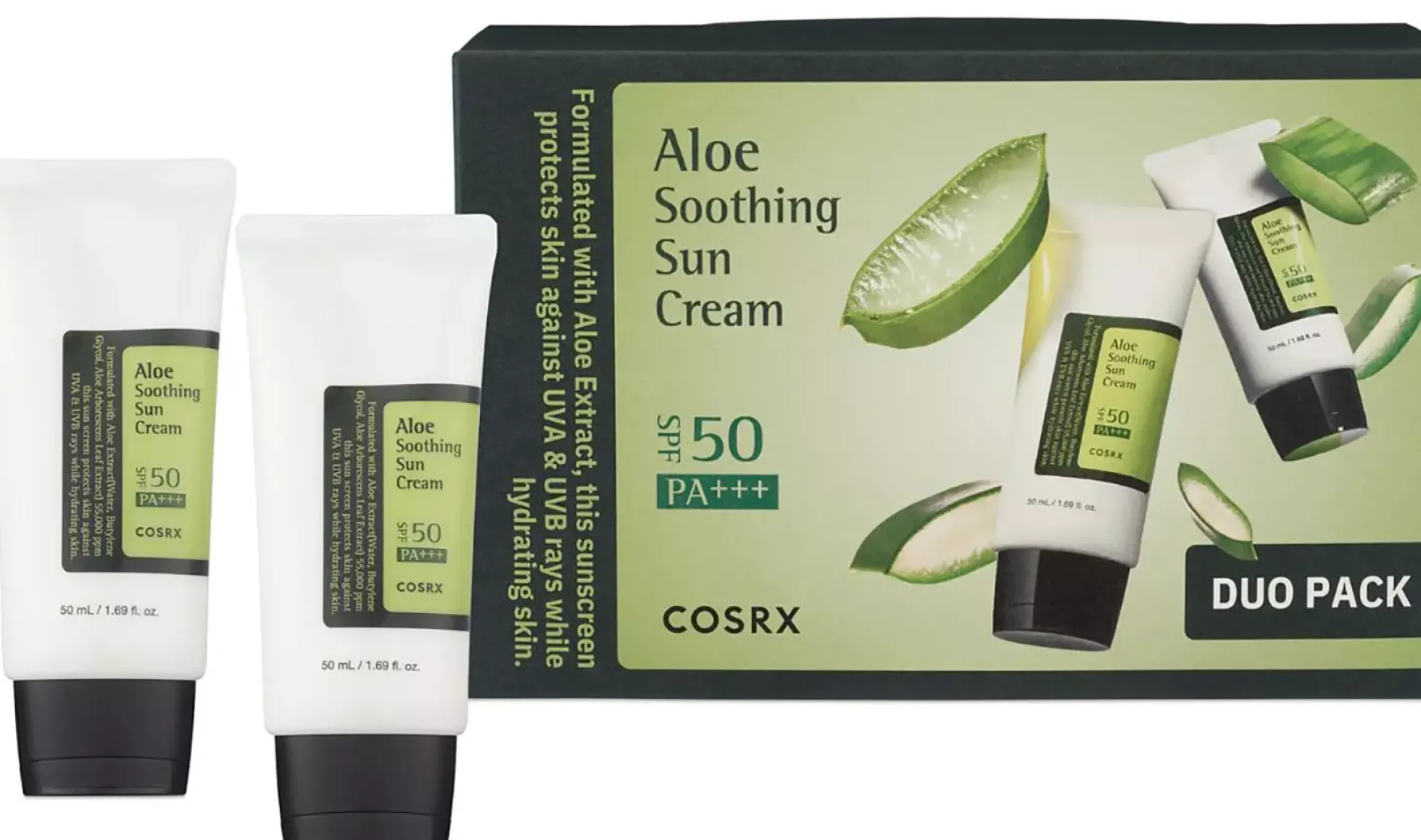 COSRX Aloe Soothing Sun Cream Duo Pack