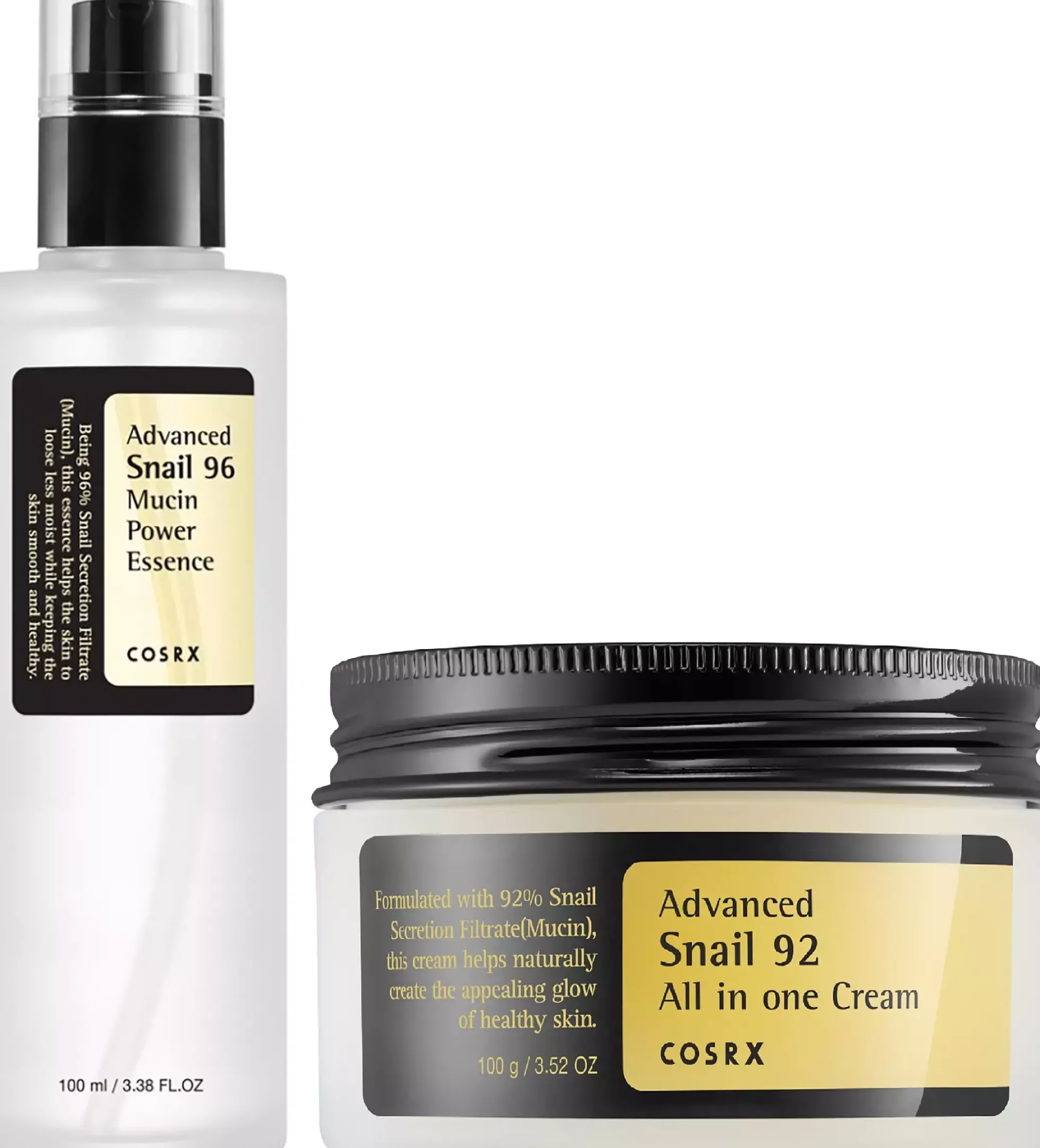 COSRX Snail Duo Essence + All In One Cream